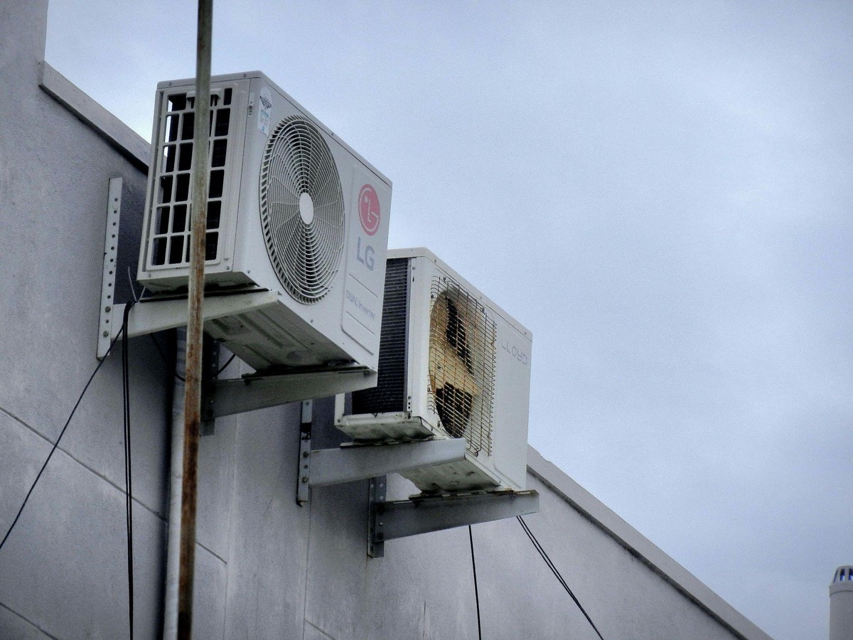 Outdoor units requiring air conditioner maintenance in Central Valley.